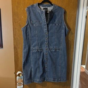 FDJ Jean button up dress